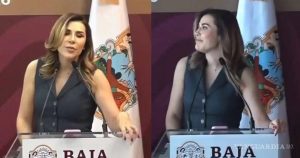 Mientras decían que no había apagones, Marina del Pilar se queda sin luz en plena conferencia (Video)